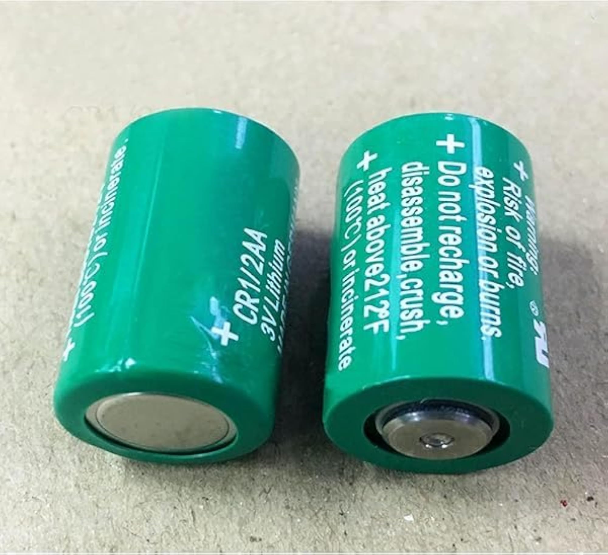 CR1/2AA Lithium Battery 3V 950mAh, 2 Pcs Set
