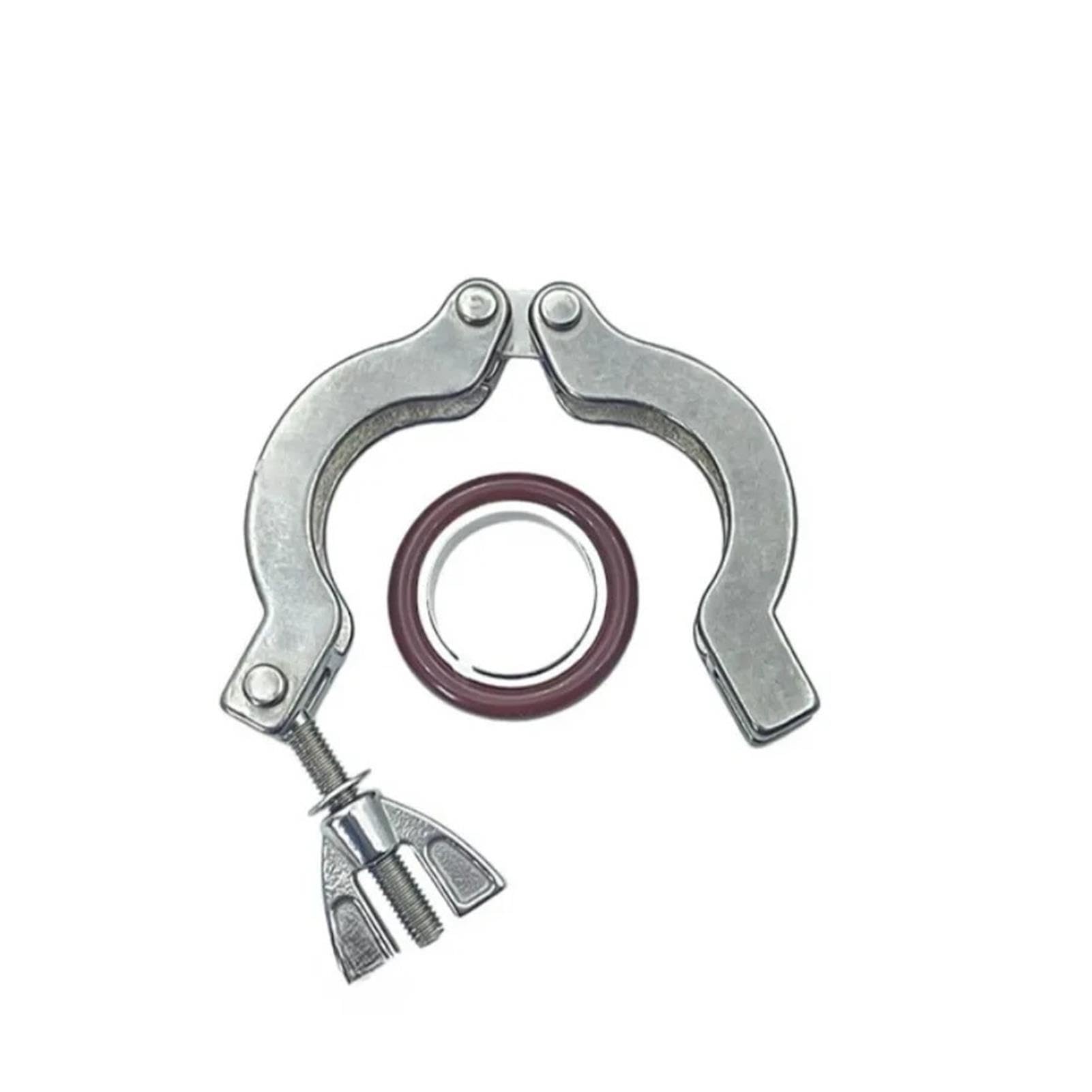 Flangia Vuoto Inox 304 10-100mm Montaggio Rapido Con Guarnizione