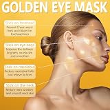 Maseczki pod oczy przeciwko sińcom i workom, maseczki Eye Pads do usuwania sińców, maseczki pod oczy z kwasem hialuronowym przeciwko workom i sińcom, maseczki pod oczy przeciw zmarszczkom, 24K złote