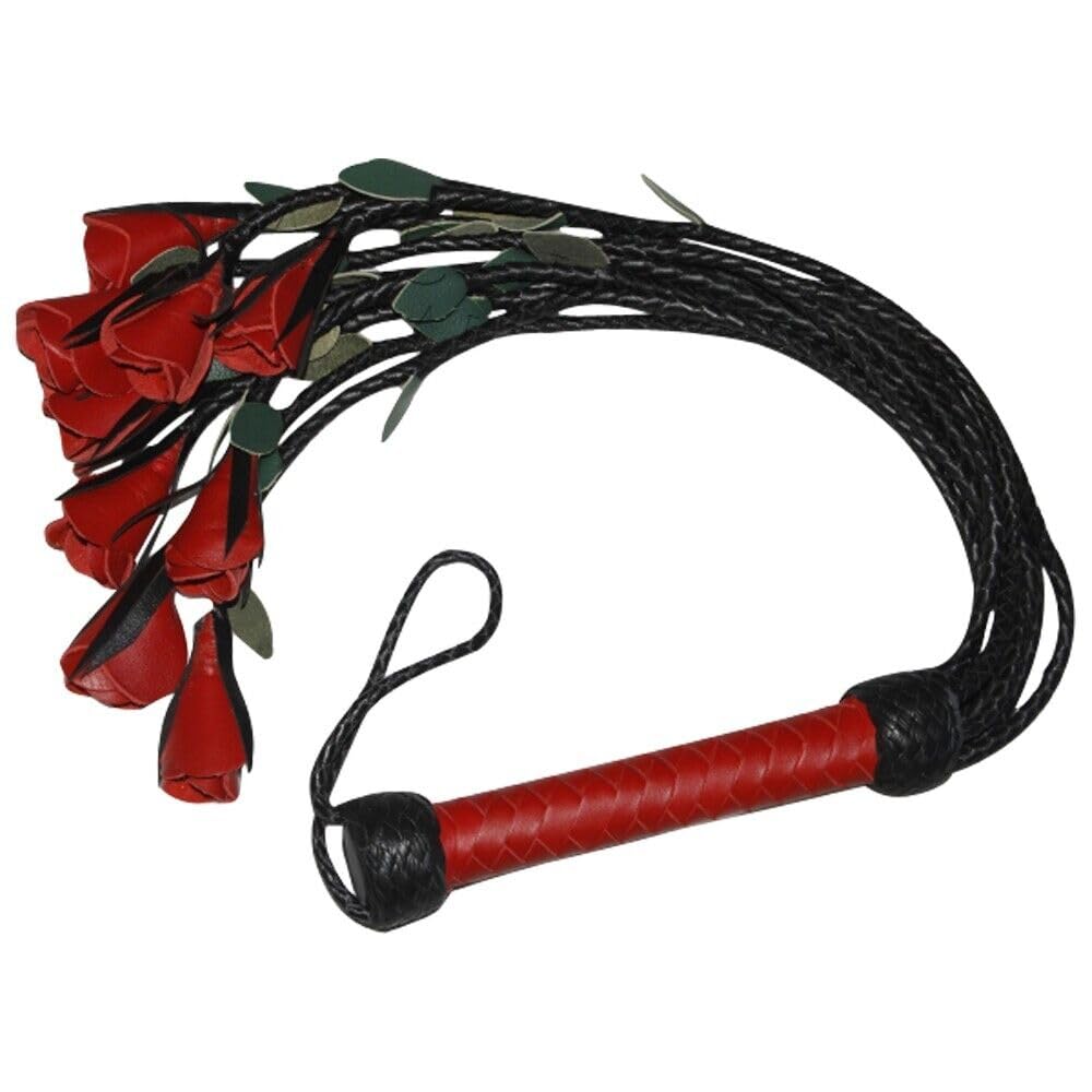 BDSM Leather Spanking Paddle Flogger — For Couples, Roleplay, Cosplay, Adult Toy, Unbranded