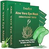 Under Eye Patches (32 Pairs), Collagen Eye Patches for Puffy Eyes and Dark Circles, Anti-Aging Under Eye Mask for Eye Bags and Wrinkles, Hydrating Eye Gel Pads