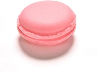 Caja linda de la píldora del caramelo Color del caramelo para la píldora Organizador de la píldora de 6 colores Caja de la medicina Drogas Contenedor de la píldora Divisor de plástico redondo, rosa