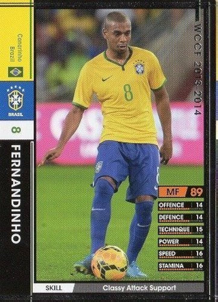 Amazon.co.jp: WCCF/13-14/295/ブラジル代表/フェルナンジーニョ