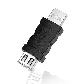 FYL Firewire IEEE 1394 6 Pin Female to USB Male Adaptor Converter