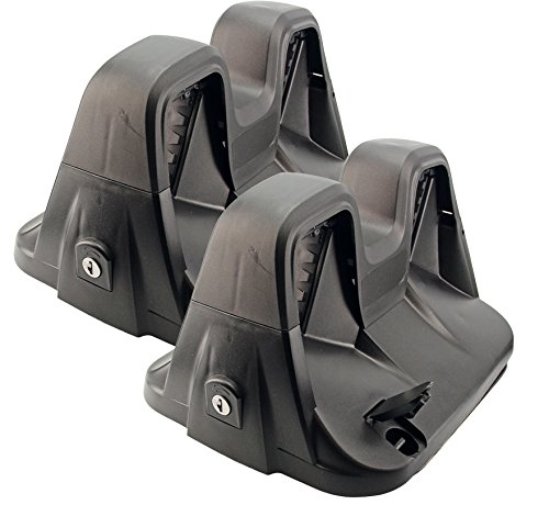 Flauraud Sk-X714 Porta Esquís Magnético Green Valley, 2 Pares Esquies con Antirrob Cover