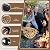 Durable Half Circle Metal Firewood Rack-Stylish and Sturdy Log Holder for Indoor & Outdoor Use,Perfect for Organizing and Storing Firewood by Fireplace/Fire pit (Black, 24 Inches Diameter Half Ring)