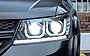 Car Lights Assembly For Dodge Journey 2009-2016 LED Headlights DRL Turn Signal Freemont Angel Eye Projector Lens (no bulb)