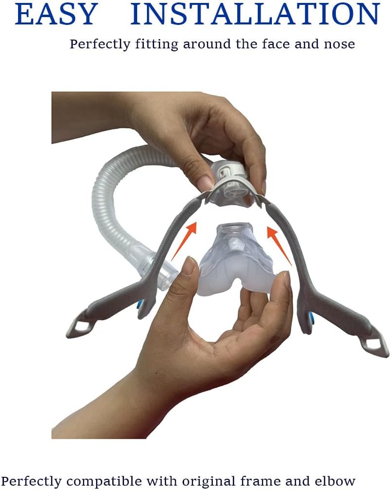 Replacement Nasal Cushion for ResMed AirFit N20,Compatible with Original Airfit N20 Frame,Reliable Seal & Perfect Fit Replacement Mask Cushion,Covers Nose,2-Pack,Large - Image 4