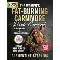 The Women’s Fat-Burning Carnivore Diet Cookbook Audiolibro Por Clementine Starling arte de portada