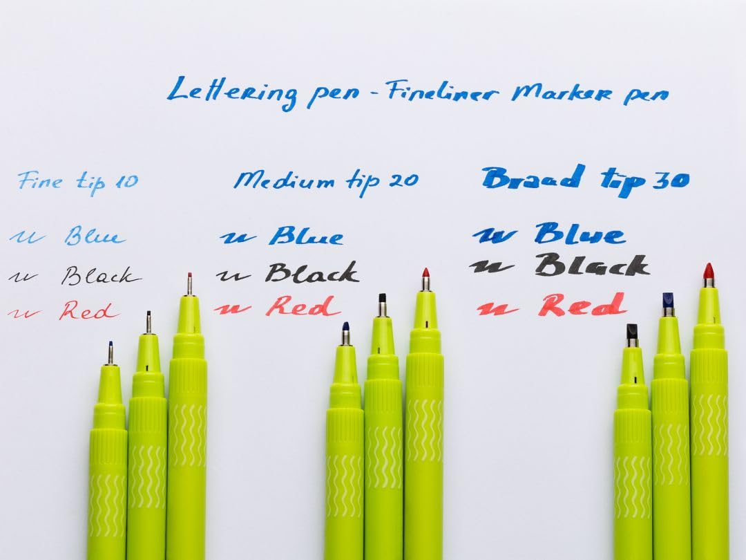 Amazon.com : PILOT DR Lettering Calligraphy Fineliner Pen - 1.0mm