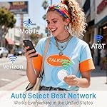 UFO Mobile Hotspot with 5GB Data, Portable Pocket WiFi 6 & 4G LTE Hotspot MiFi Device, Support AT&T, T-Mobile, Verizon |10 Connected Devices, USA Coverage, No Contract (White, 5GB) - Image 3