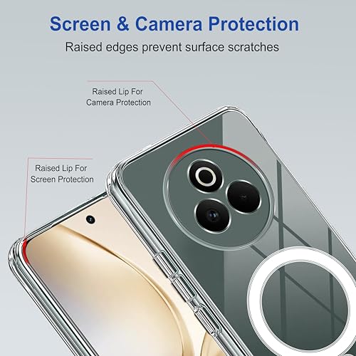 Image of Zapcase Back Case Cover for Realme P3 Pro 5G | Compatible for Realme P3 Pro 5G Back Cover | Scratch-Resistant Back Cover | Clear