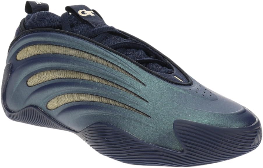 adidas Mens Harden Volume 9 Georgia Tech Yellow Jackets Basketball Sneakers Shoes - Blue