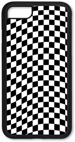 Cell Phone Cover - Slim Fit - Compatible with Apple iPhone 7 and iPhone 8 - Checkered Flag Multi-Colored