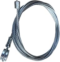 Vista 5 de Cable de repuesto de 150 pulgadas, resorte de puerta de rampa de remolque de carga cerrada, 12.5 pies CAB1-8CB150 CAB1/8CB150 - Par