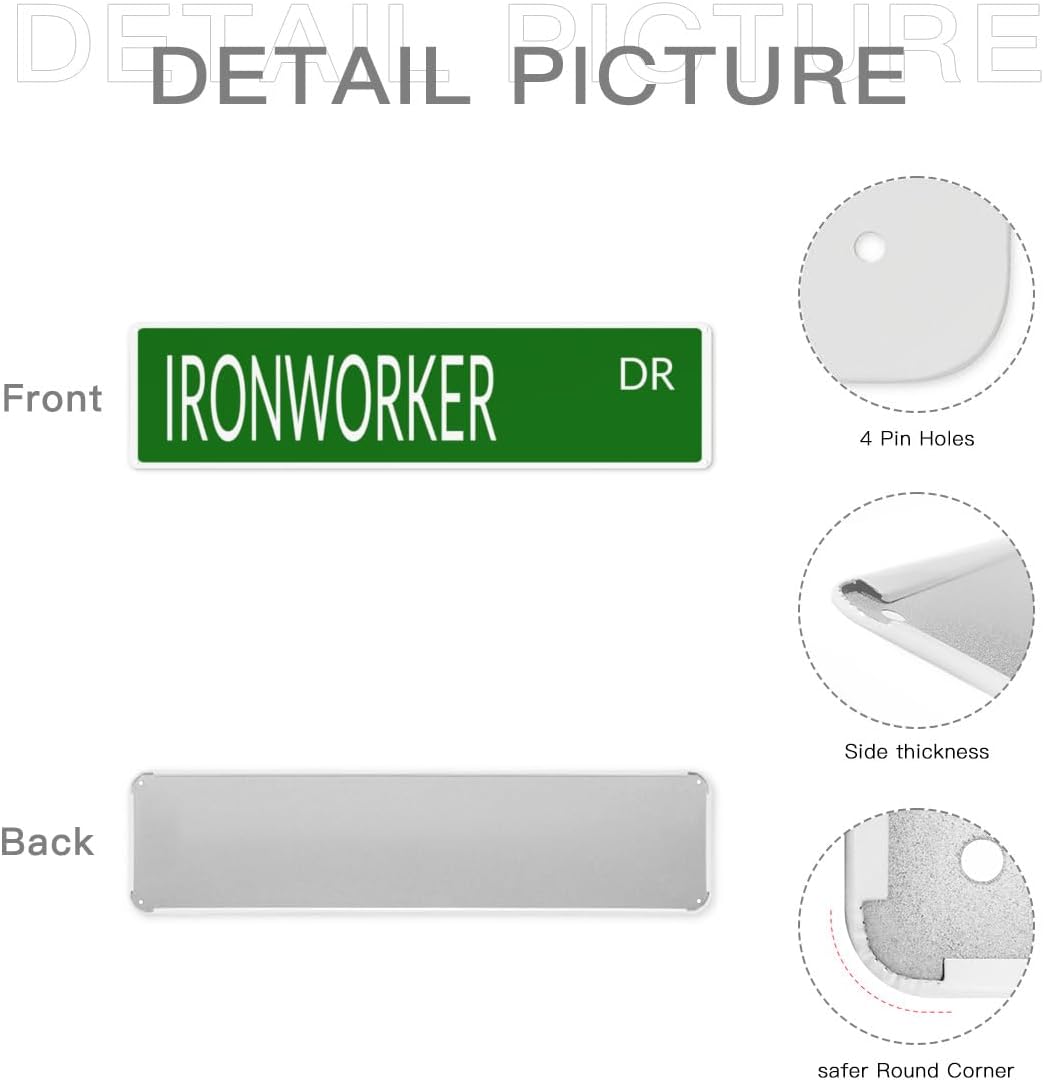 Ironworker, Ironworker Gift, Ironworker Sign Street Sign