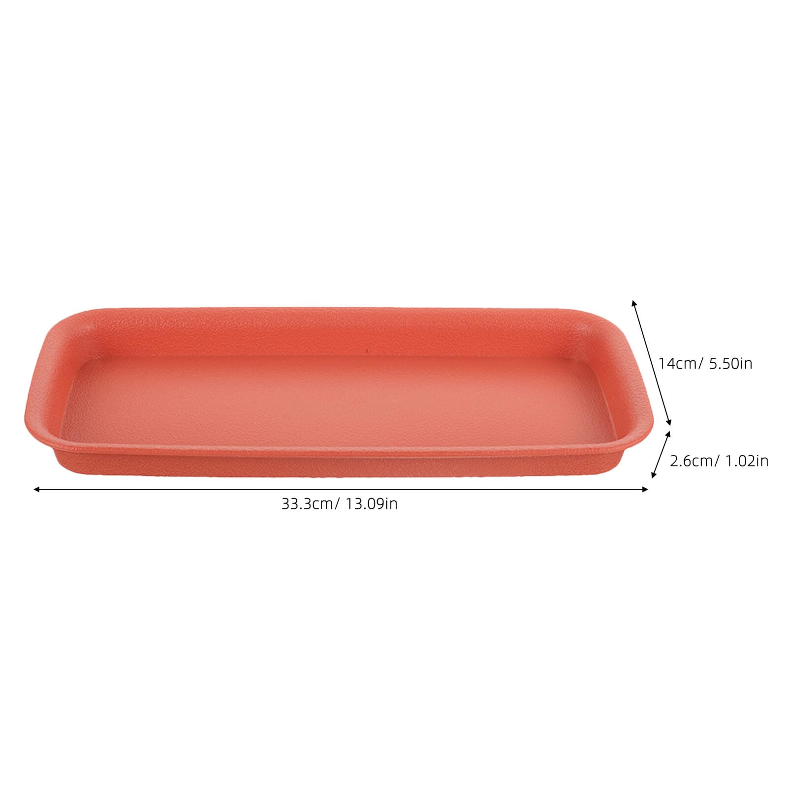 2枚セット SRL RECTANGLE TYPE PLANT TRAY S・M Totority 2pcs Tray Rectangular Pot Trays Plant Trays Plant Pot