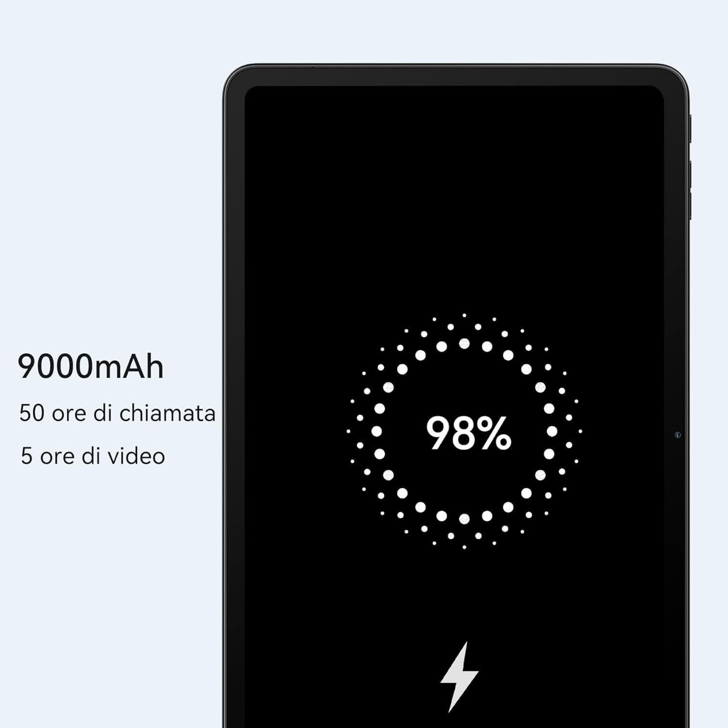 Blackview Tablet 12 Pollici con Tastiera, Tablet Android 15, Dual SIM 4G, 24GB RAM 256GB ROM, GeminiAI 3.0, 9000mAh, Wi-Fi Dual-Band, Riconoscimento Facciale, Widevine L1, GPS, Mouse/Custodia/Penna