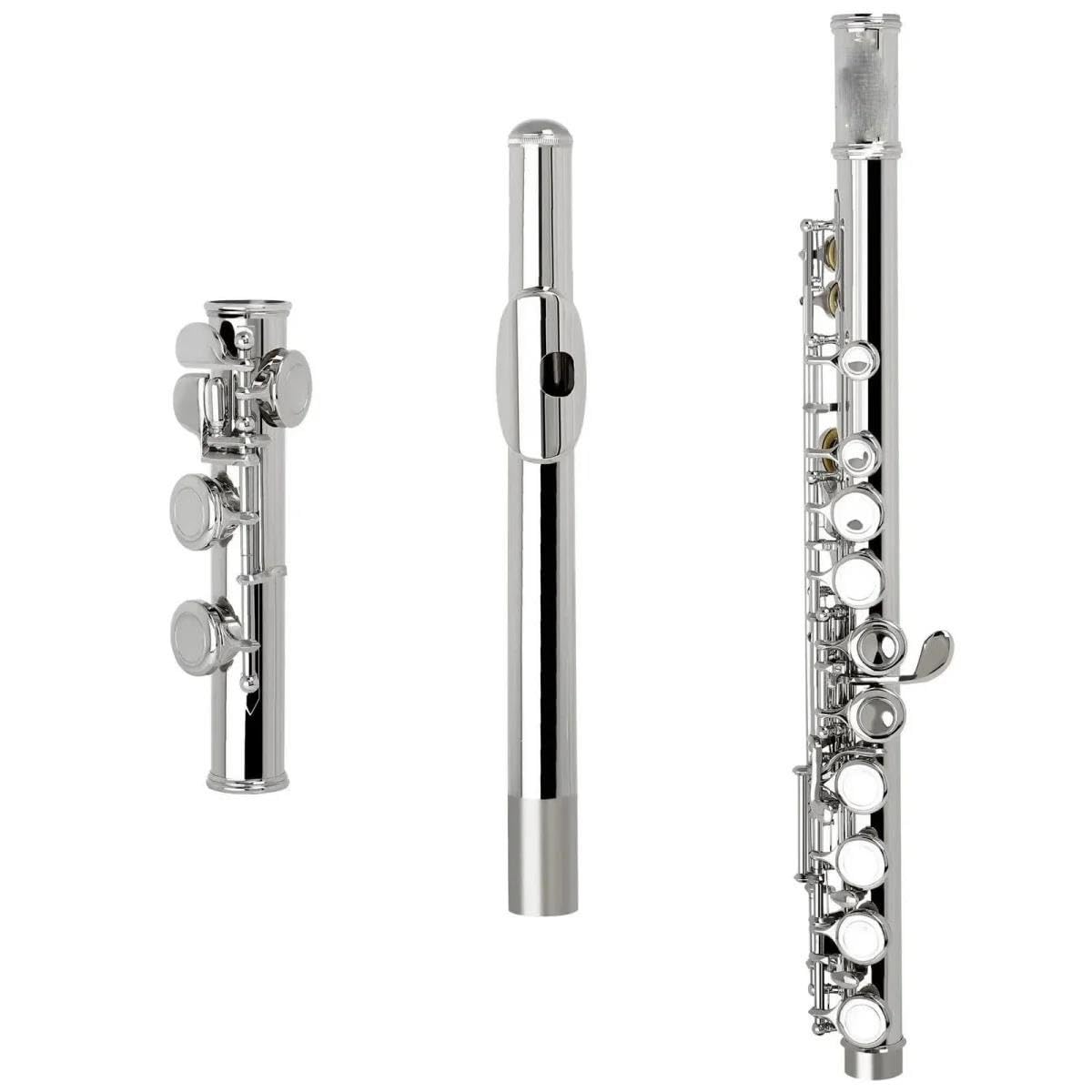 Flauto Do Foro Chiuso Strumento musicale da concerto professionale per flauto traverso con chiave C a 16 fori aperti chiusi con scatola