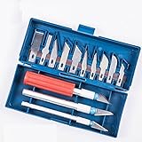 Happisland 13 Piece 3D Printer Tool Kit, 3D Print Clean-Up Kit with convenient storage case