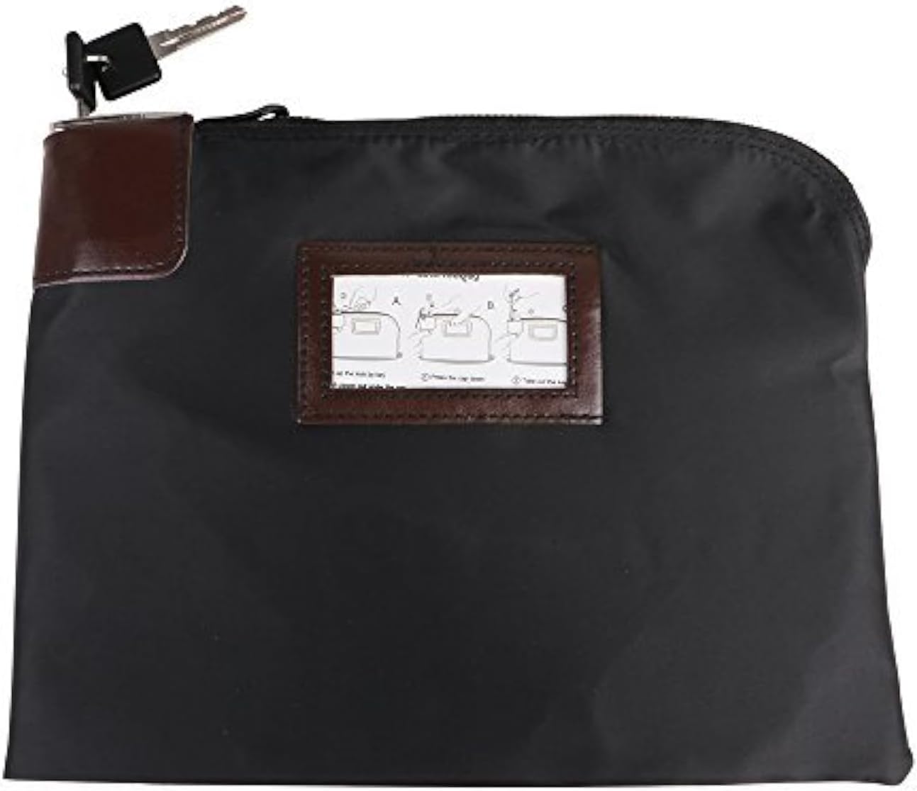 Eagle Lockable Money Bag Security Black 27.5 x 20.8 x 3.5 cm