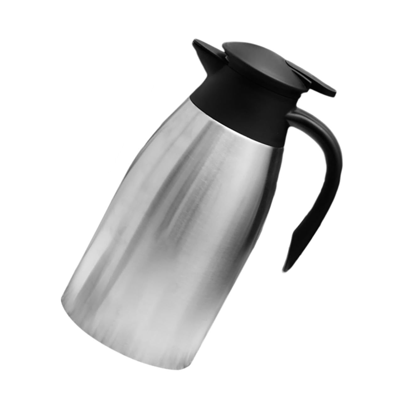 Edelstahl Thermoskanne Doppelwandige Vakuumisolation Langlebig und Hitzebeständig Große Kapazität Kaffeekanne für Zuhause und Büro