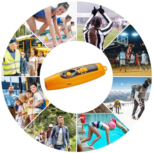 Sifflement électronique réglable pour coachs avec cordon de cou léger - 5