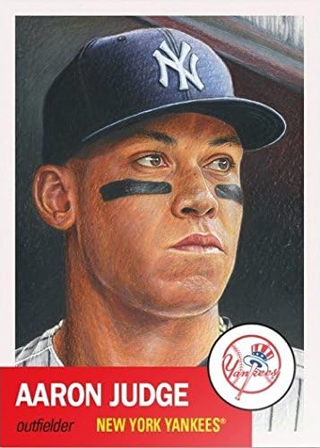 2018 Topps Living Set #1 Aaron Judge Baseball Card Yankees - Limited Print Run of 13,256