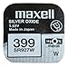 Produktbild Maxell 399 SR927W SB-BP Knopfzelle / Uhrenbatterie (Silberoxid, 1,55 V), 1 Stück