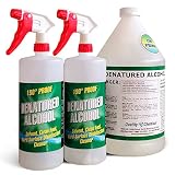 Quality Chemical Denatured Ethyl Alcohol 190 Proof/Laboratory Grade/Not for Use on Body or Skin/Made in USA - 128 oz (Combo)