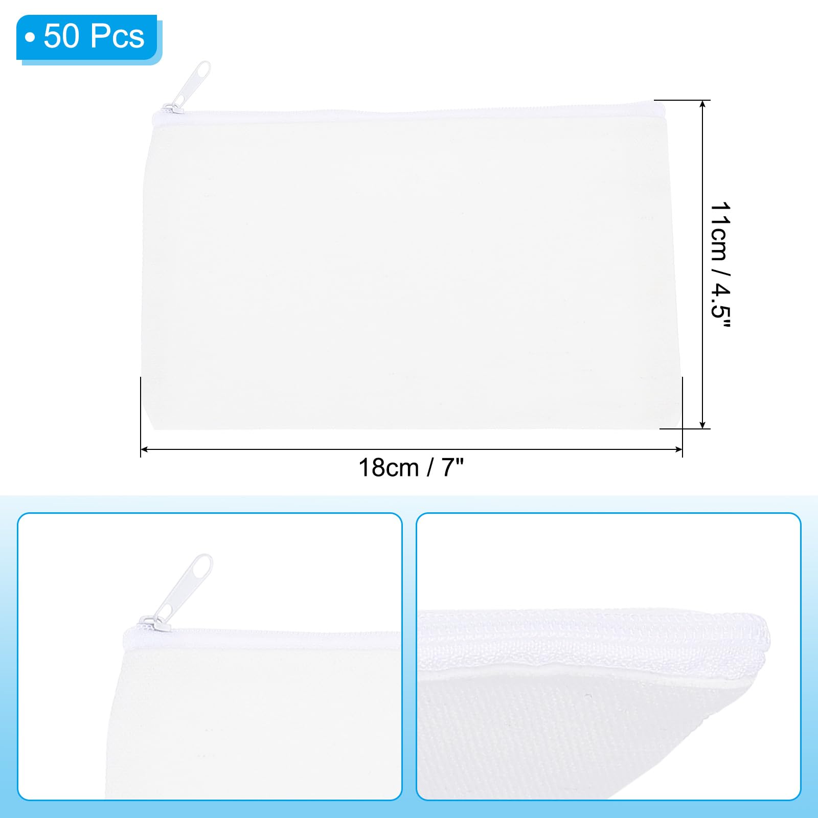 PATIKIL Sublimation Makeup Bags - Image 2