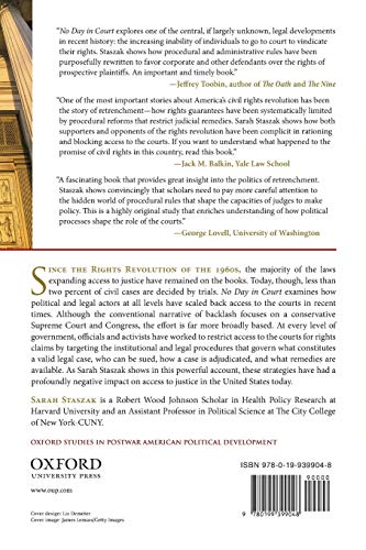 No Day in Court: Access to Justice and the Politics of Judicial Retrenchment