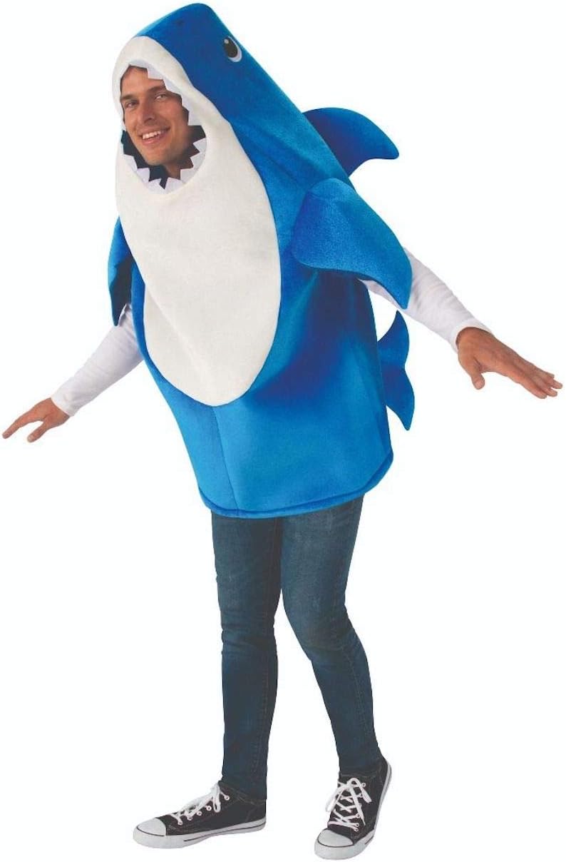 Rubies Baby Shark: Daddy Shark Costume with Sound Chip for Adults, Men's Standard
