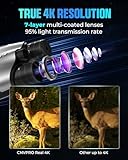 CNVPRO Night Vision Goggles 4K with 1000M Range, F/0.8 Aperture, 4" Display, Wi-Fi Control, IP54 Waterproof Night Vision Scope with Flashlight, Backlit Buttons & 64GB Storage for Outdoor Use - Image 2