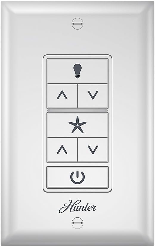 Hunter Fan Company 99375 Hunter Indoor Ceiling Fan Universal Wall Control, White