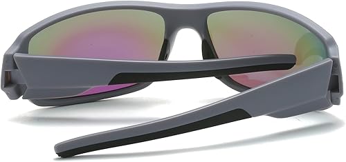 Miniatura 3 de DUBERY Lentes de sol deportivos polarizados para hombres y mujeres, para béisbol, ciclismo, golf, pesca, 100% protección UV, D8040