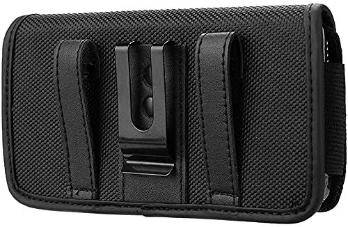 Syking Phone Holster For Samsung Galaxy S22 Plus Note 20 Ultra S21 S20 Fe S10 A13 A02S A03S A12 A32 A42 A52 A33 A53 A73 Iphone 13 Pro Max Moto G Pure Edge 5G Uw Nylon Belt Clip Loop Pouch Holder Case #TOP1