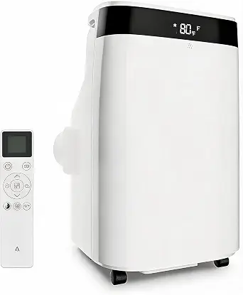 10,000 BTU Portable Air Conditioner, 3-in-1, Quiet Sleep, 3 Speeds, Remote, Timer