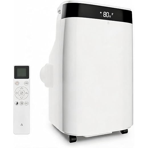 10000BTU Portable Air Conditioner,3-in-1,Quiet Sleep,3 Speeds,Remote,Timer