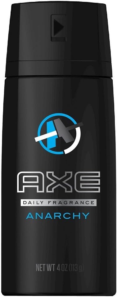 AXE Body Spray for Men Anarchy 4 oz (Pack of 3)