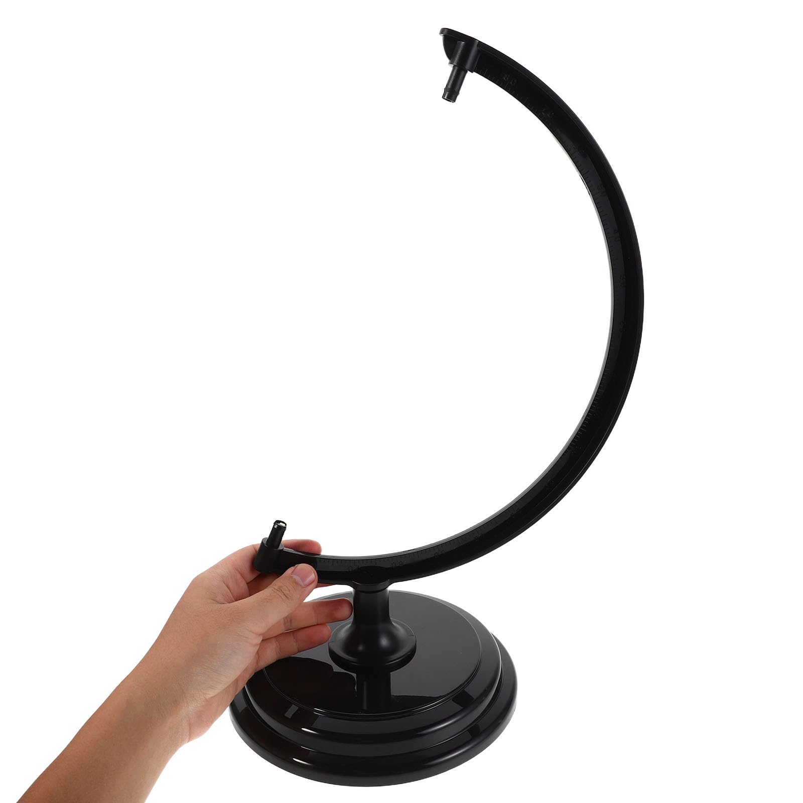 Housoutil Support de Globe Terrestre Rotatif de 30 CM Socle de Remplacement, Base Anti-Inclinaison pour Salle de Classe et Bureau à Domicile