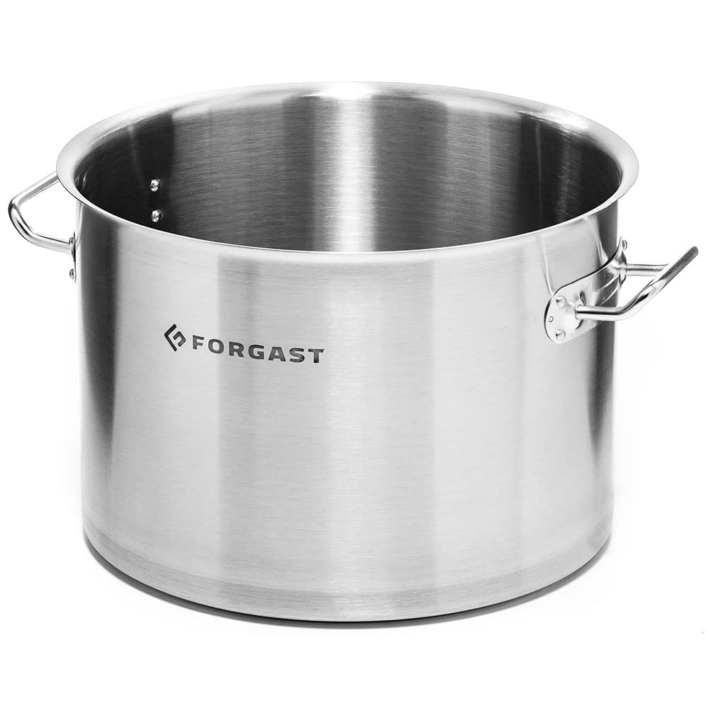 Olla Alta con Tapa de Acero Inoxidable | Capacidad 12 litros | Diámetro ⌀ 30 cm | La Olla se Puede Utilizar en Todo Tipo de cocinas: eléctrica, Gas e inducción | Aptas para el lavavajillas