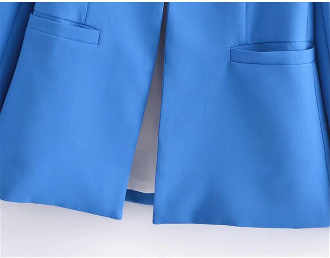 Conjunto de traje sólido para mujer, primavera, otoño, oficina, pantalones largos, pantalones ajustados con cinturón