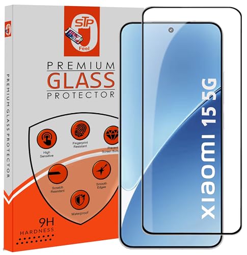 Image of Premium HD+ Tempered Glass Screen Protector Guard Compatible For Xiaomi 15 5G (6.36 Inch, Pack of 1) | Edge to Edge Coverage With Easy to installation kit for Smartphone