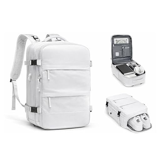 Mochila de Viagem Expansivel Masculina Feminina Mochila Para Notebook Executiva Impermeável Reforçada Cabo USB Ideal Para Trabalho Escola Viagem