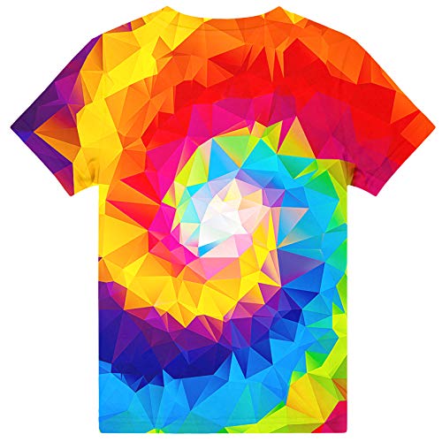 Image of Hgvoetty Boys Girls Graphic T-Shirts Kid 3D Casual Tops Tees for 6-16 Years | Youth Novelty Shirts, Bright Eye-Catching Design, Lightweight and Soft Material, Suit for Daily Sport, Party and School Wear