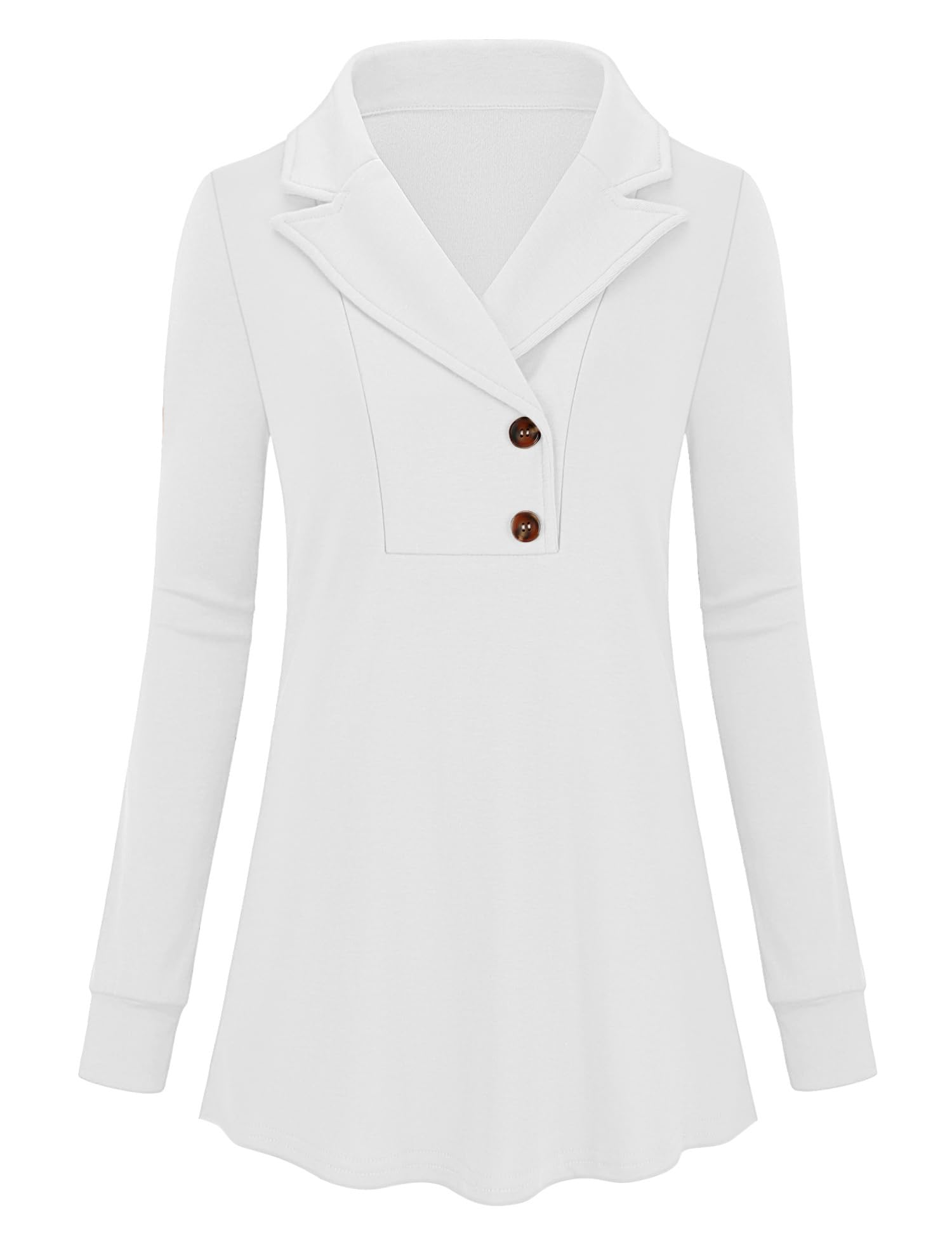 Sweatshirt Damen Pullover V-Ausschnitt Langarmshirt Elegant Business Lässig Tunika Tops Herbst Winter Einfarbig Oberteile