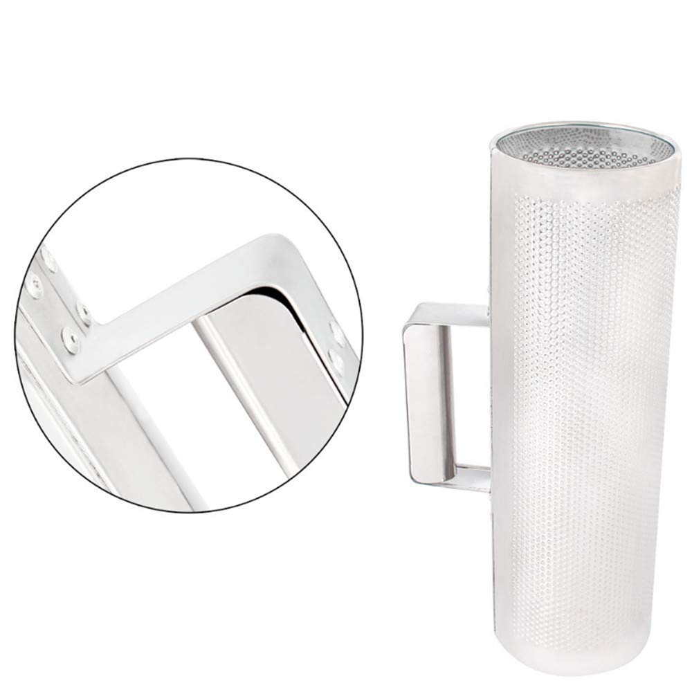 Towwoo Outil de Formation pour Instrument de Percussion Latin, Guiro Shaker Acier Inoxydable avec Grattoir pour Concerts sur Scène et Débutant, 12 "x 4"