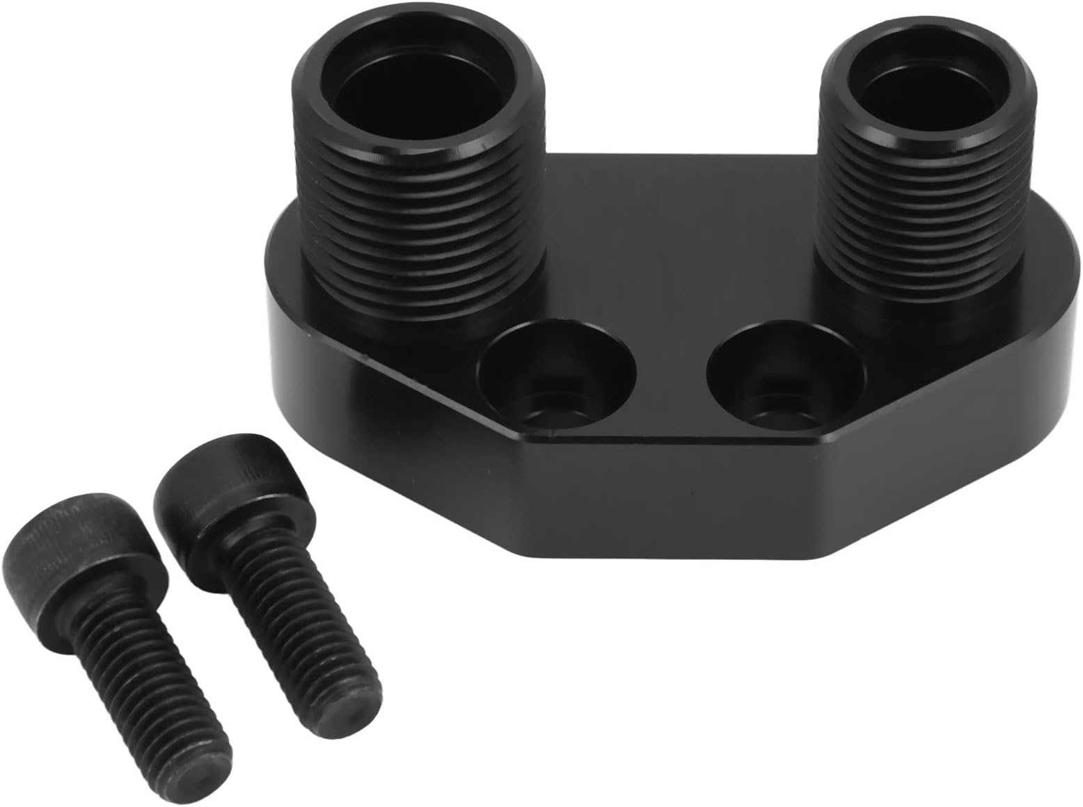 Air Conditioning Manifold Fitting Kit AC Fitting Kit Car Accessories Metal for SD7 Compressor Black