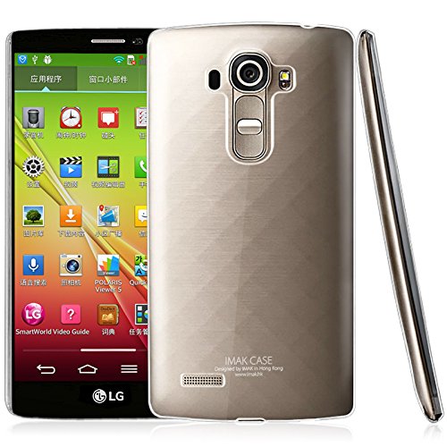 Heartly Plastic Imak Crystal Clear Hot Transparent Thin Hard Back Case Cover for Lg G4 Beat